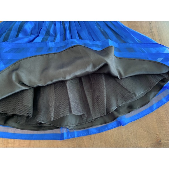 Betsey Johnson Strapless Dress in Cobalt Blue 4 - Picture 4 of 10